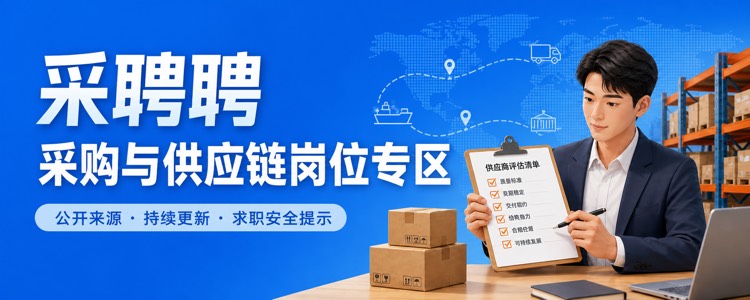采聘聘采购与供应链岗位专区